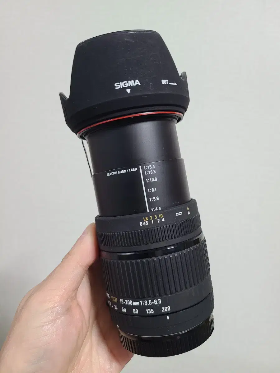 캐논 시그마18-200mm 여행자렌즈 판매합니다